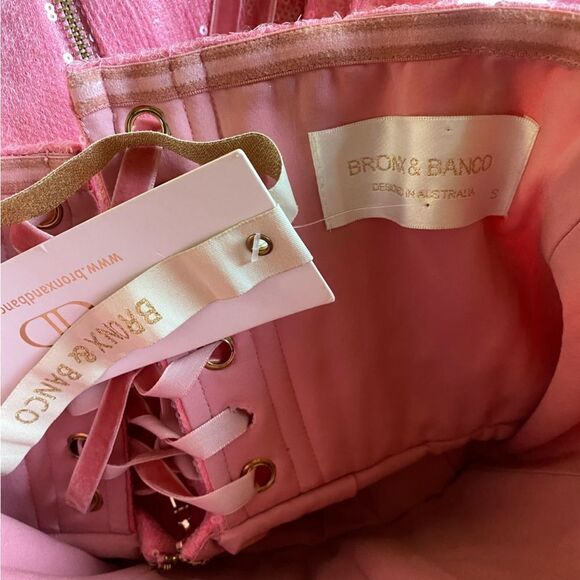 Bronx and Banco Pink Strapless Mini Dress - Picture 14 of 16